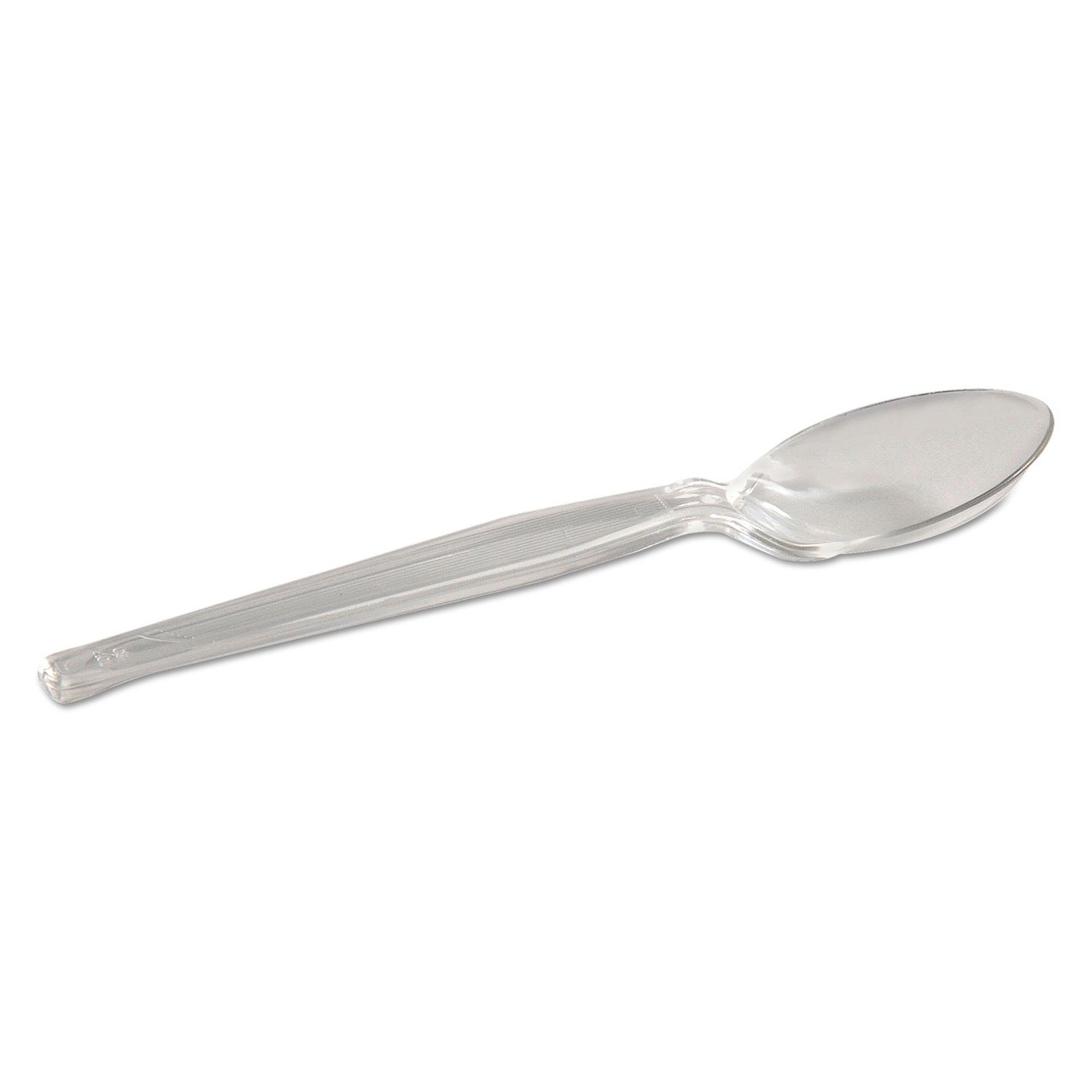 Georgia-Pacific Dixie - TH017 6" Heavy-Weight Polystyrene Plastic Teaspoon by GP PRO (Georgia-Pacific), Crystal, SH017 (Case of 1,000)