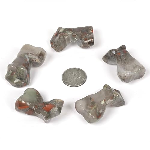 Miniatura 4 de Justinstones Piedra de sangre africana de cristal curativo modelo de diosa tallada a mano cuerpo femenino cuarzo belleza hogar oficina decoración 2