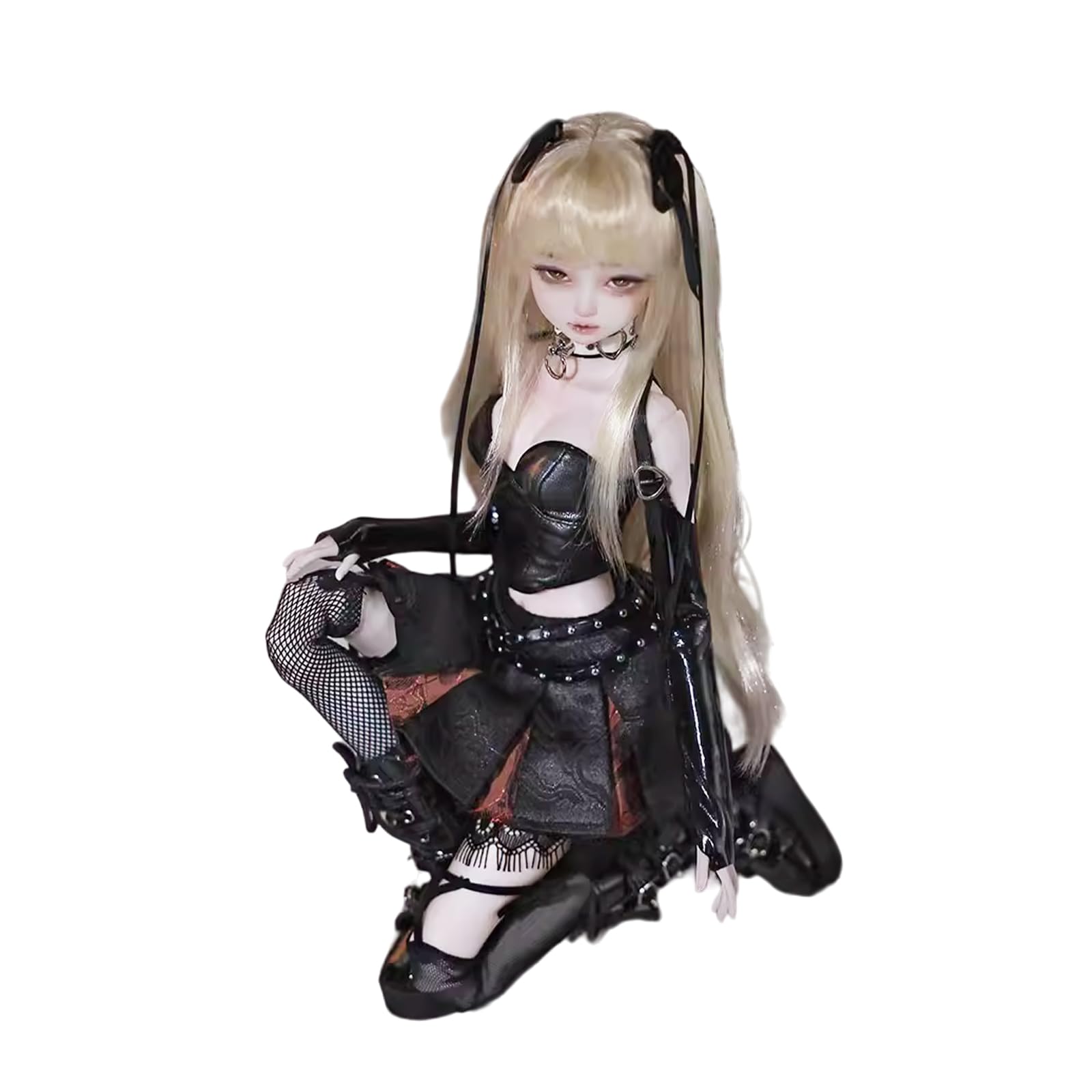 CALEMBOU BJD Dolls with Clothes, 17.5-inch Euro-American Style Ball Jointed Doll, 1/4 Cute Collectable Anime Figure Dress Up Doll for Gifts (Mina-45cm)