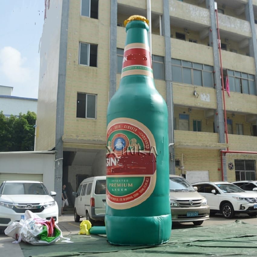 20ft high Advertising Inflatable beer bottle Festival Customized Model for Show and Display ads