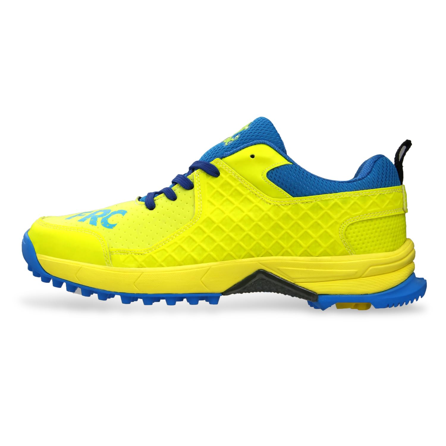 FEROC Genius 22 Cricket Shoes for Men Boys Unisex Kids (All Yellow, 10) 2