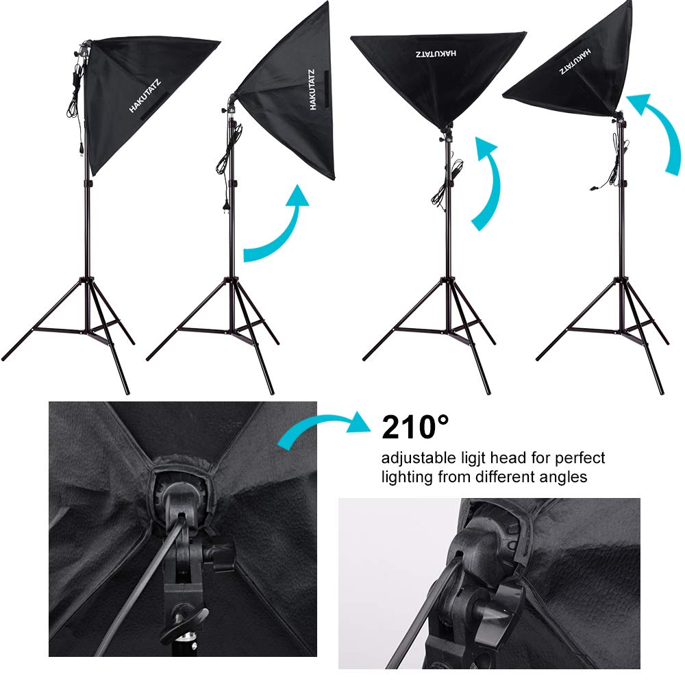 Fotostudio Set Fotografie Studioleuchte Fotowand Softbox mit 12 Zoll LED Ringleuchte Ringlicht Green Screen Set