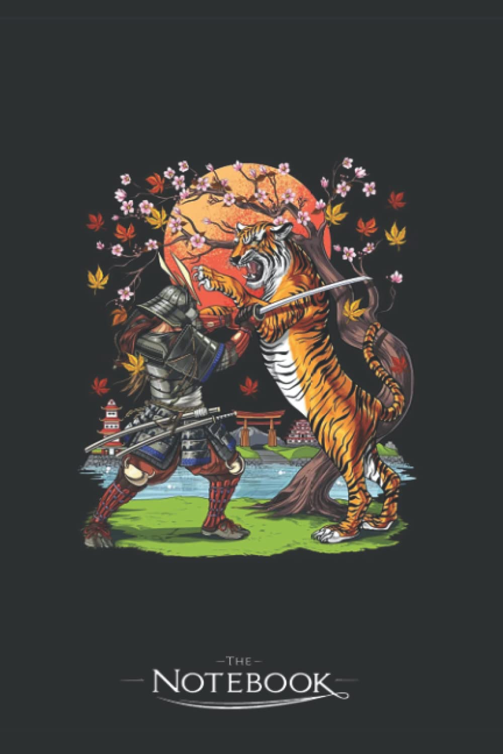 Japanese Tiger Samurai Warrior Notebook: Amazing Notebook GRATITUDE Notebook / Journal Gift, 120 Pages, 6x9 inches