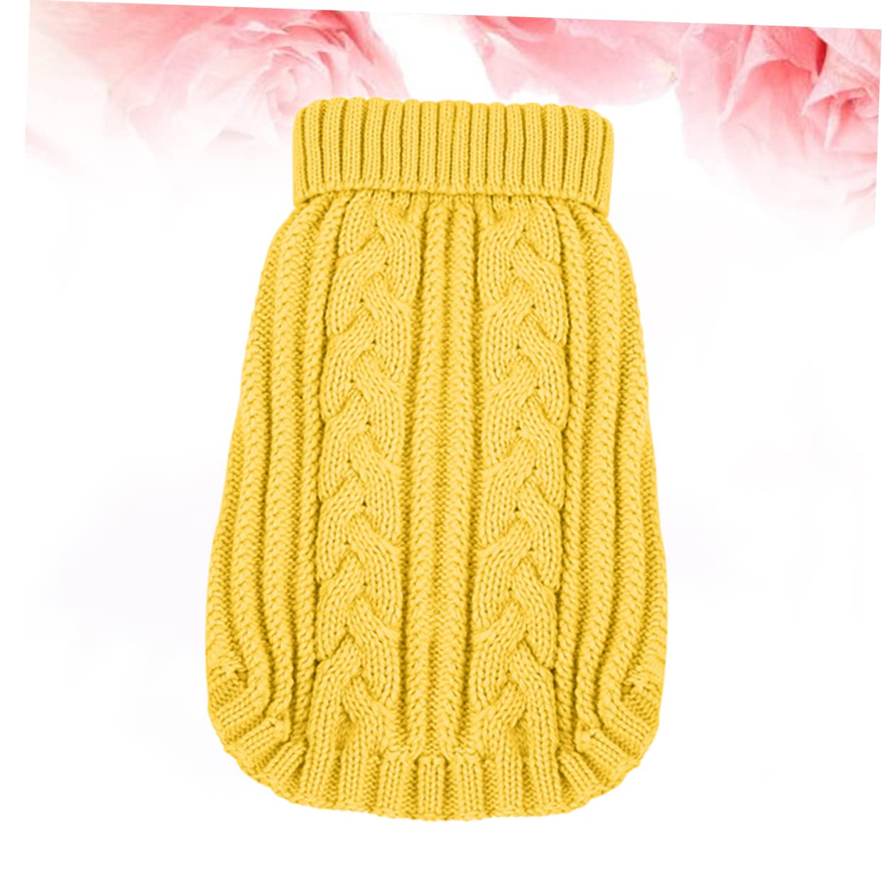 BESPORTBLE Lot De 3 Pulls Tendance pour Chien Taille XXS Jaune Tricoté Confortable Robuste Idéal pour Noël Les Anniversaires Les Jours Spéciaux Facile À Enfiler