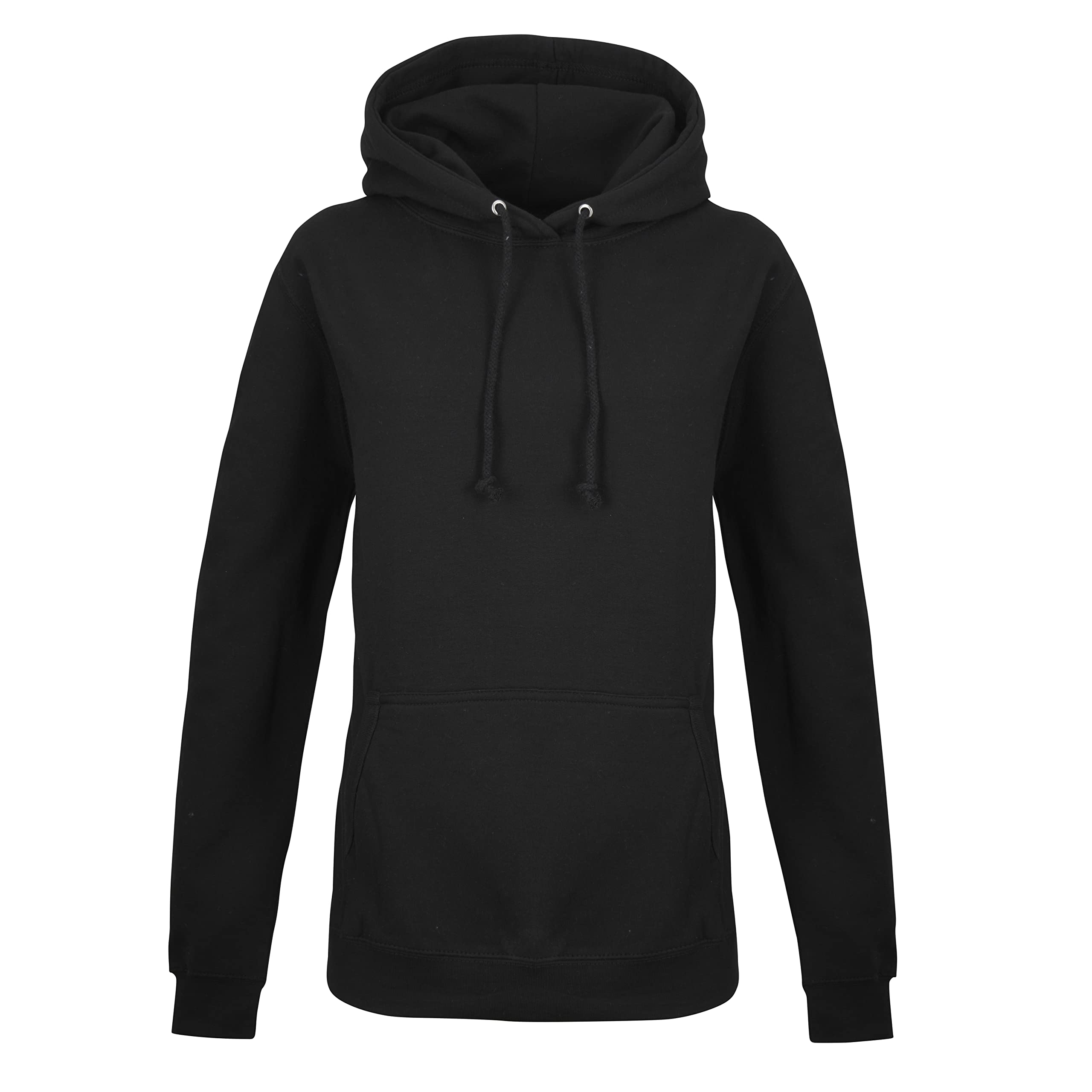 Just Hoods Women's Noir Hooded Sweatshirt College