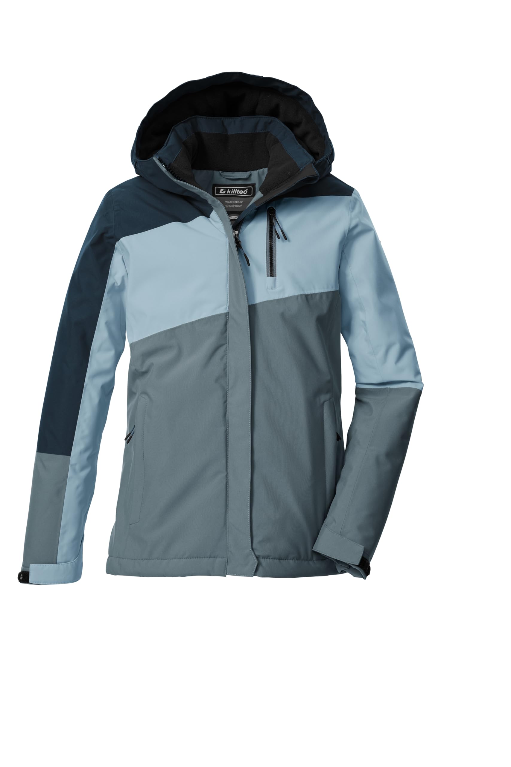 Killtec Mädchen Kow 218 Grls Jckt Funktionsjacke/Outdoorjacke mit Kapuze und Schneefang