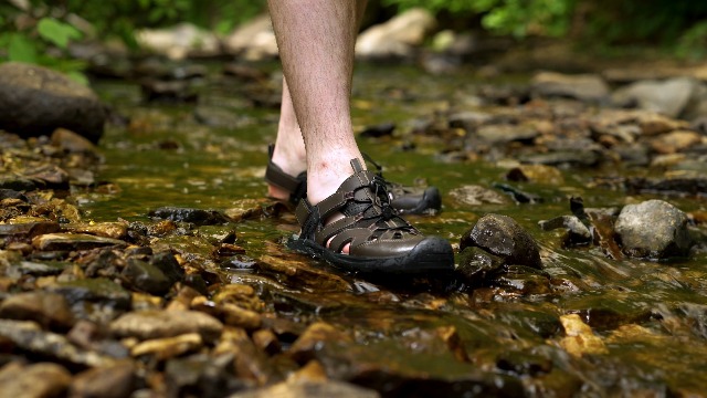 Amazon.com | Northside mens Burke 3.0 Sport Sandal, Dark Brown-201