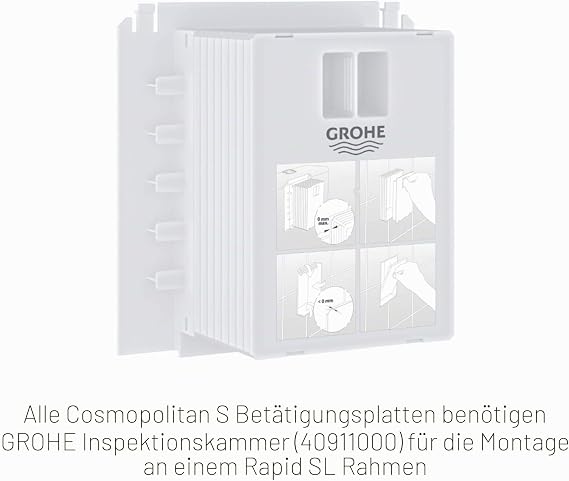 Grohe Skate Cosmopolitan Flush Plate 37535SH0