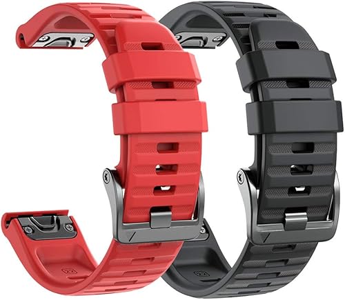 NotoCity Compatible con Fenix 6 Pro Band 0.866 in Easy Fit para Fenix 5/Fenix 5 Plus/Fenix 6/Fenix 6 Pro/Forerunner 935/Forerunner 945/Approach negro