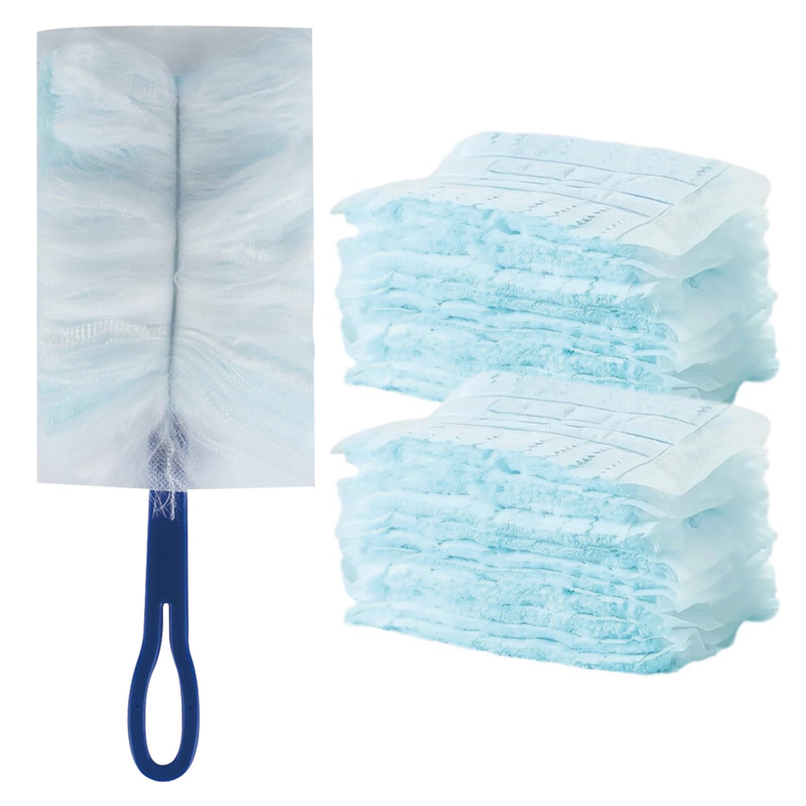 Duster - 20 Panni Antipolvere Magnetici Ricaricabili Per Mocio, In Microfibra, Assorbono Polvere E Peli Di Animali, Ideali Per Pulizia Casa