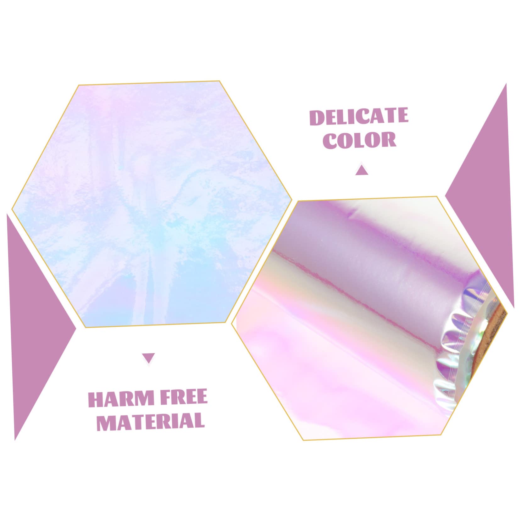 COLLBATH 2 Rollos Papel De De Flores Guirnalda Ramo Brillantina Boda Material De Embalaje Floral Decoraciones Decoración Películas De Embalaje Almacenar Película (s Película