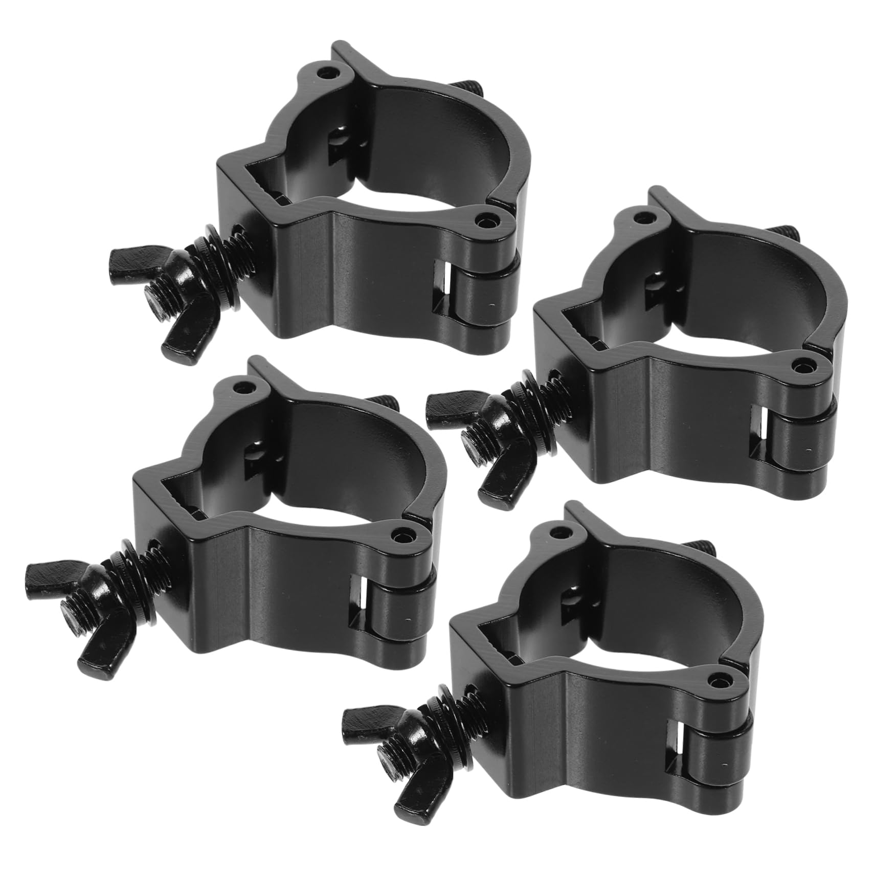 4Pezzi Morsetti in Lega di Alluminio per Luci da Palcoscenico O Clamp per Proiettori Led Fari Accessori per Dj Illuminazione Eventi