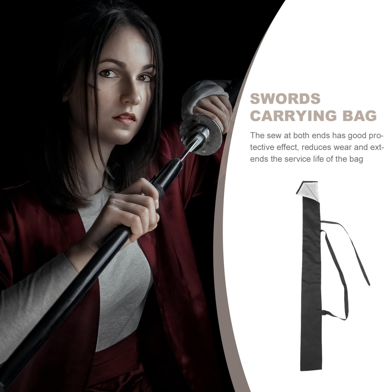 CLISPEED Borse per : Borsa per Spade con Cinturino Porta Ninja Borsa Delle Spade il Trasporto delle