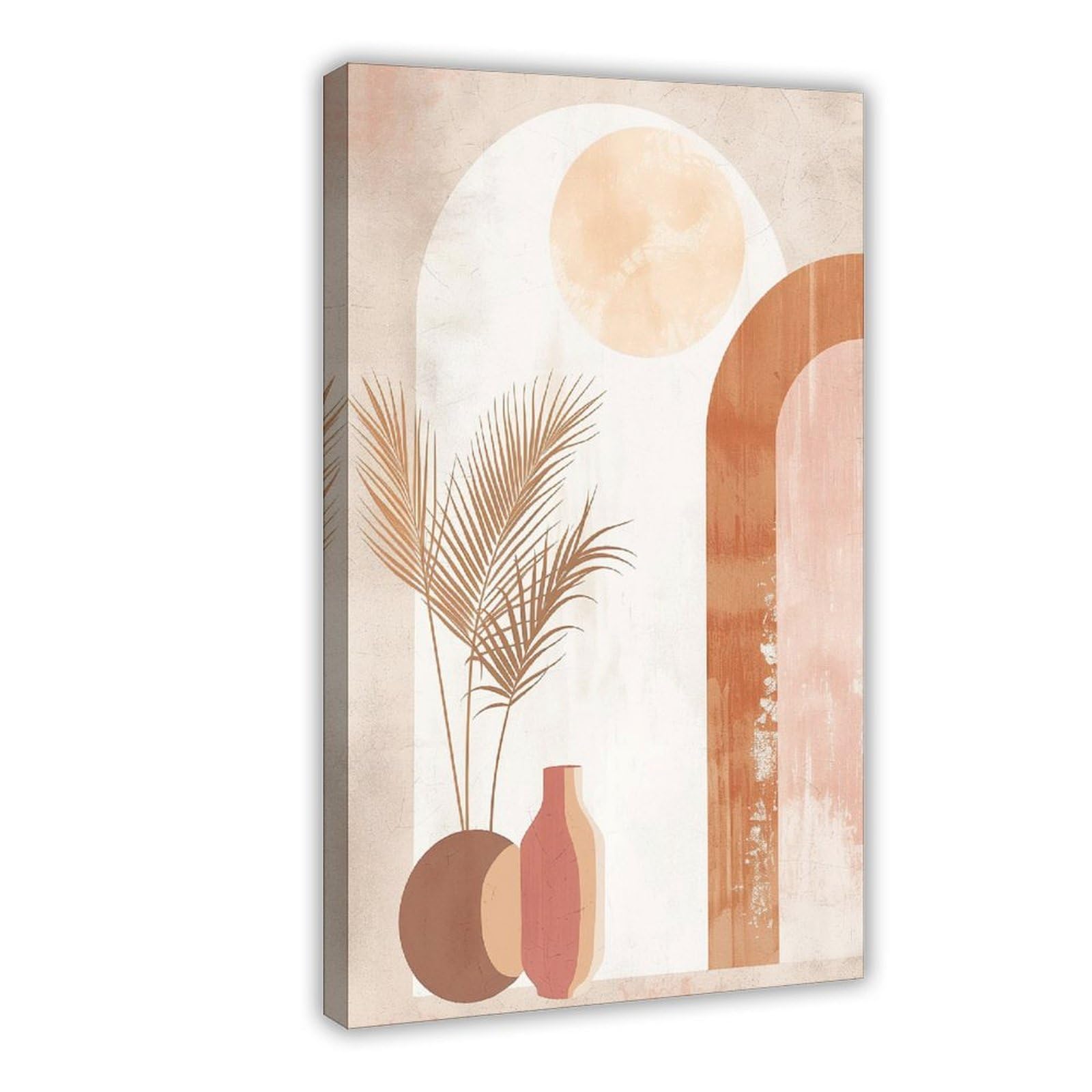 Bareronor Bstract Terracotta Plant Canvas Poster Bedroom Decor Landscape Office Room Decor Gift 16" L X 24" W
