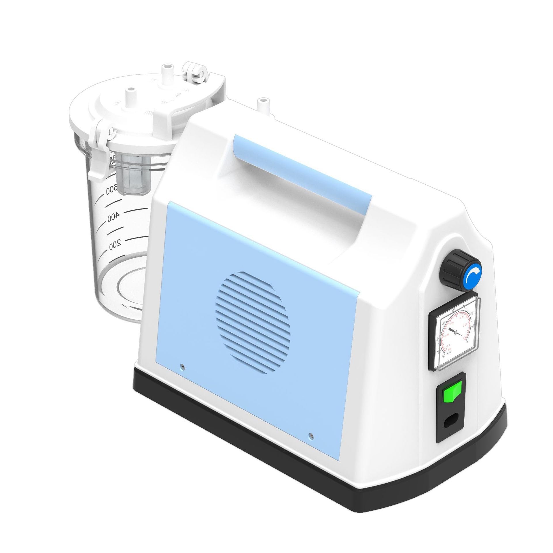 Appareil d'aspiration portable – Usage domestique et vétérinaire pour flegme, mucus, expectoration silencieuse – Idéal pour les personnes âgées, les animaux domestiques, les soins à domicile