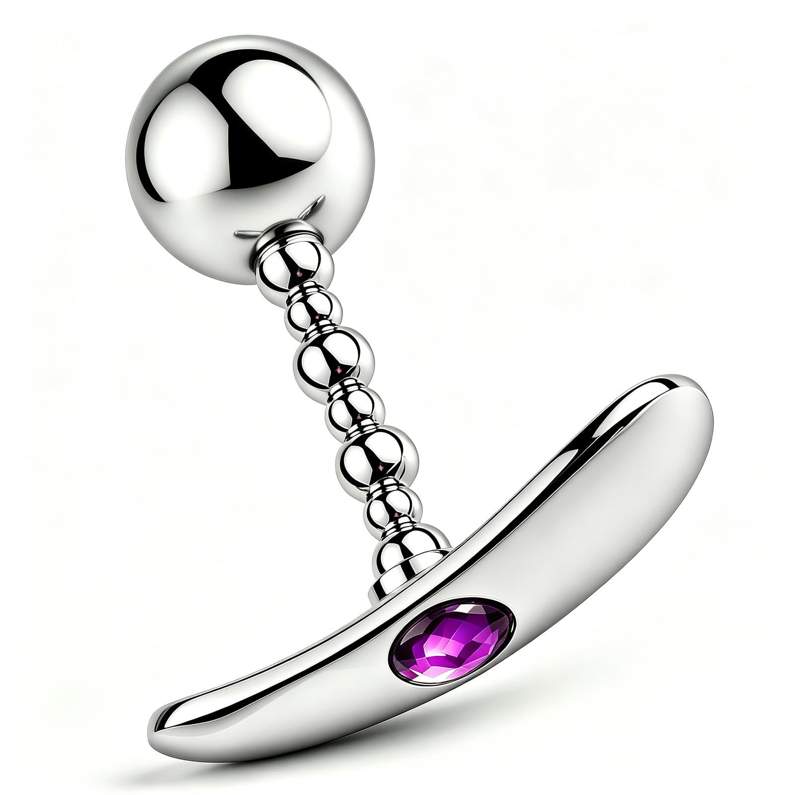 Bolas Anales Extra Grandes Bolas Anales de Metal Pero Plug Plug Anal XXL de Acero Inoxidable con Bolas del Amor Separador Anal Juguetes Anales para Buttpluck Principiante Fetiche Hombres Mujeres