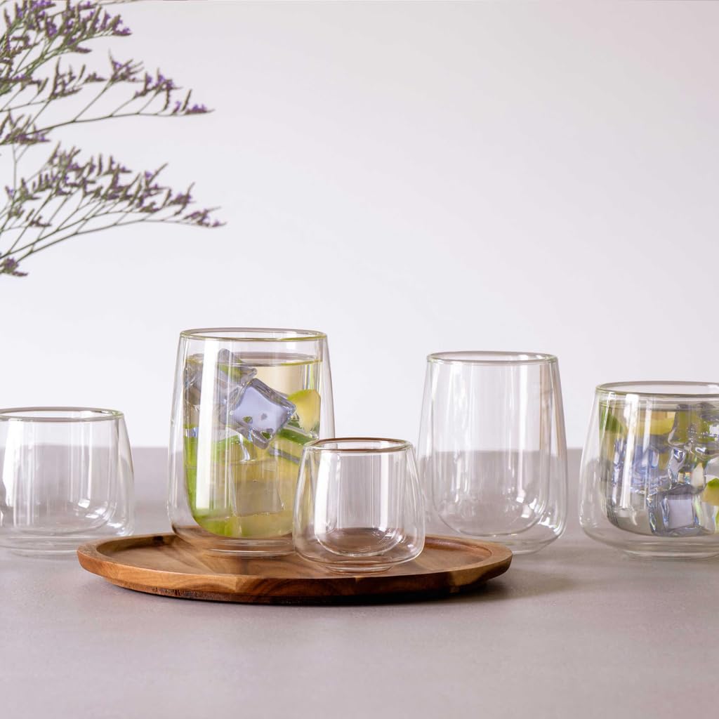 Villeroy & Boch – Artesano Hot&Cold Beverages bicchiere da latte macchiato, bicchieri a doppia parete per bevande fredde e calde, lavabile in lavastoviglie, utilizzabile nel microonde