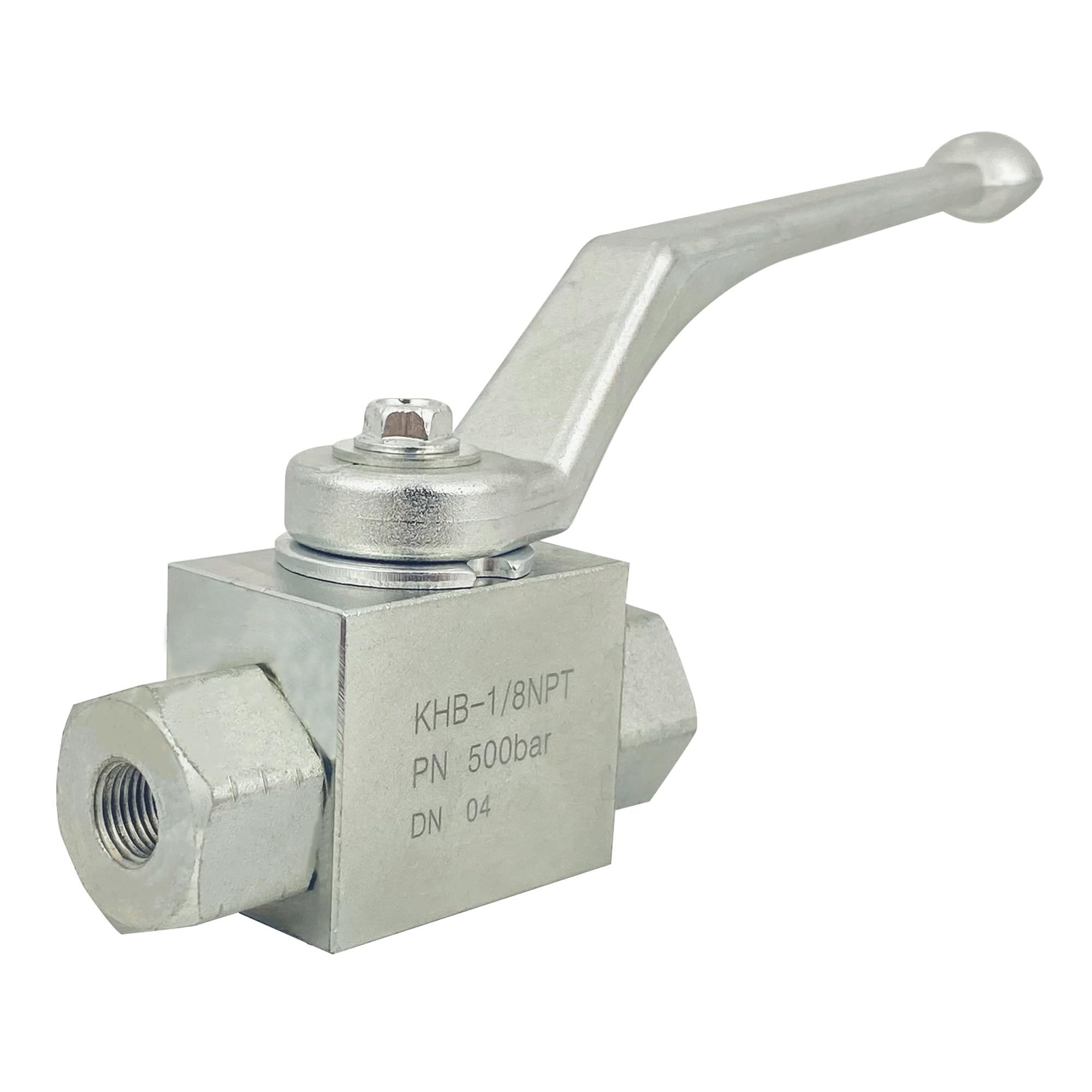Autovo Hydraulic Valve 1/8 Inch 7250 PSI High Pressure, Shut-Off 2 Way Hydraulic Ball Valve KHB 1/8" NPT