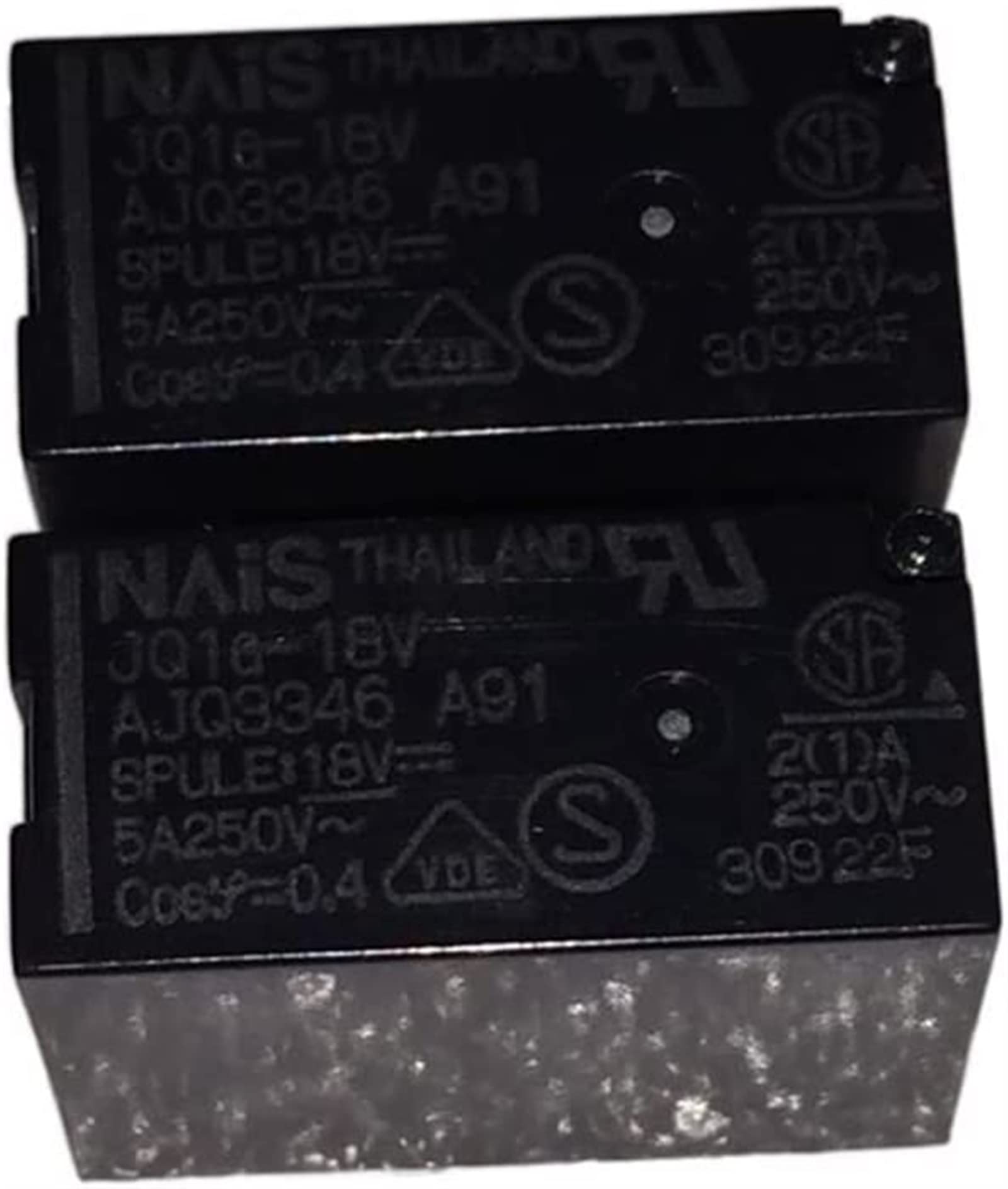 Relè 10 pz JQ1A-18V AJQ3346 4PIN/18V/5A/ Parti di ricambio