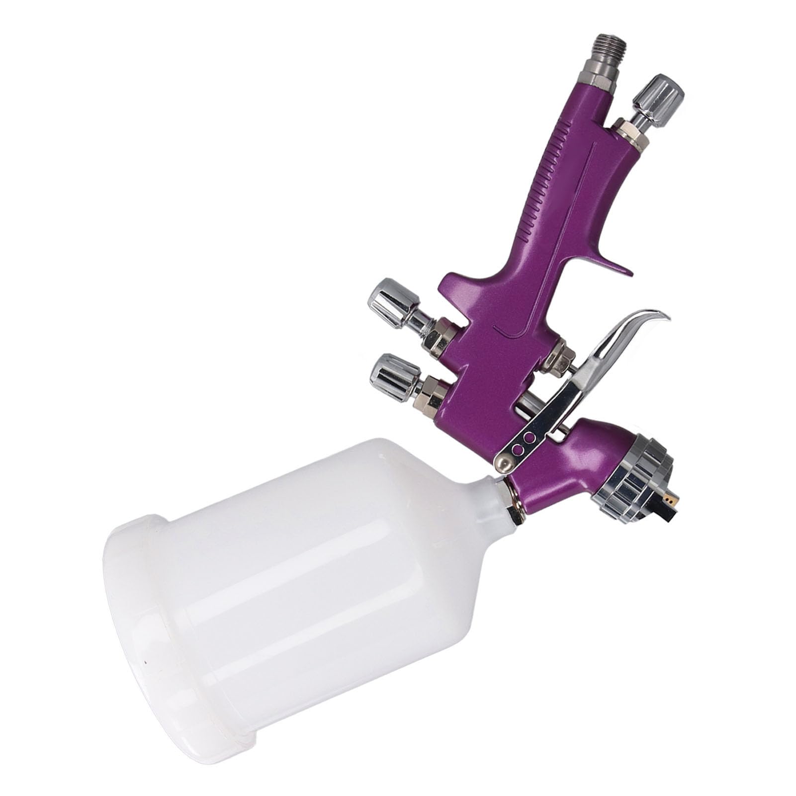 Pistola per Vernice Spray Resistente da 1,3 Mm con Doppie Manopole di Regolazione per Parti Automobilistiche, Mobili per la Lavorazione del Legno