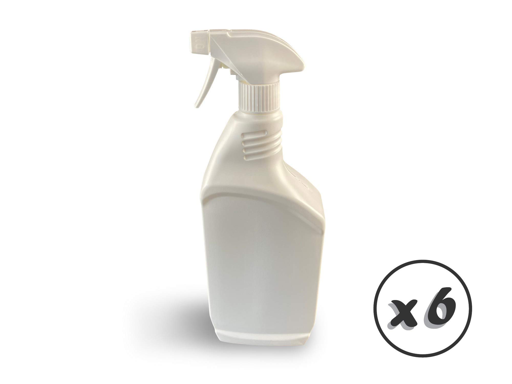 KIBROS Lot 6 pulvérisateurs vaporisateurs 1 L gâchette buse réglable