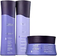 Kit Amend Shampoo + Condicionador + Máscara Capilar Amend Specialist Blonde Matizador - Cabelos Loiros, Descoloridos Ou com Mechas