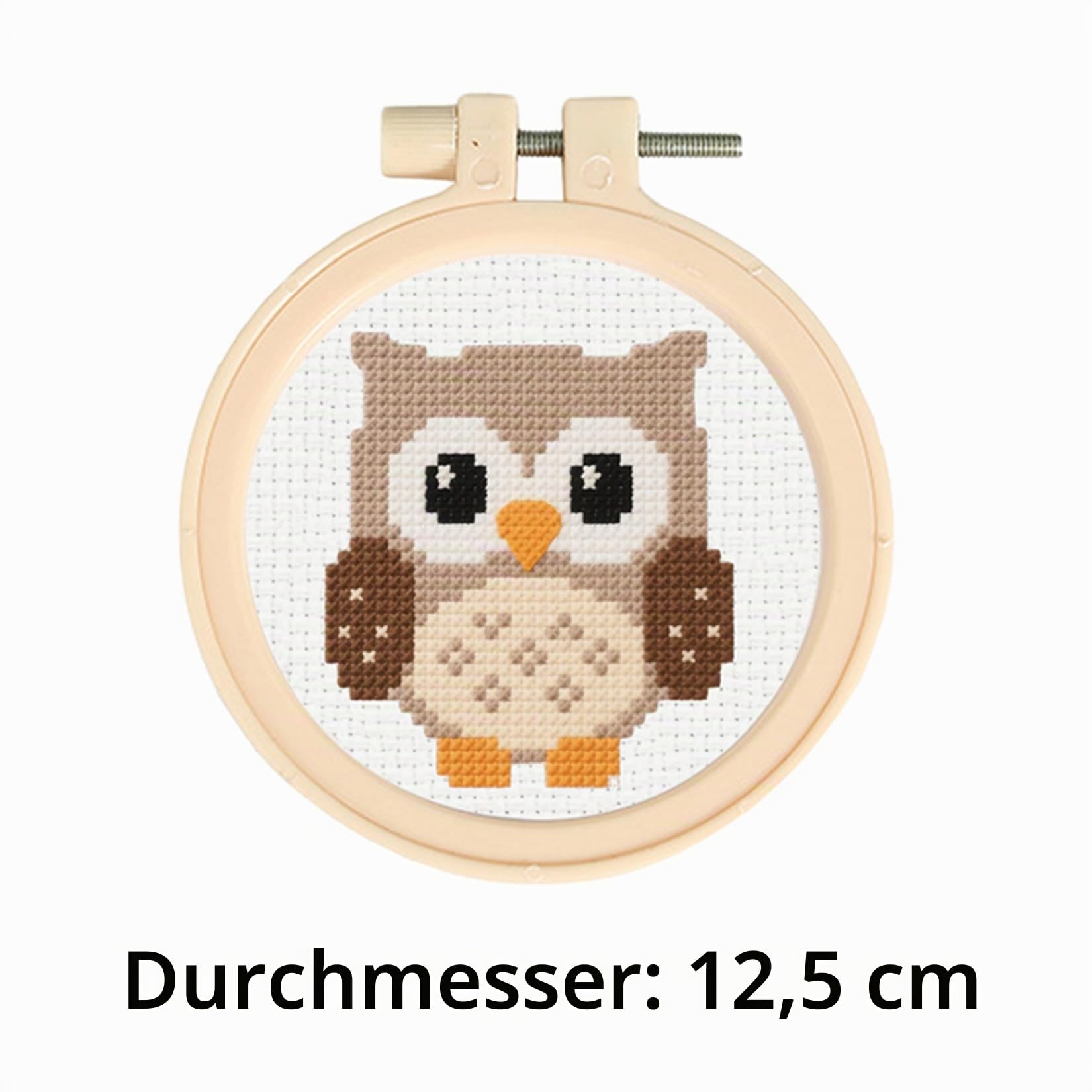 57lilina Einfache Stickset Kinder ab 8 Jahren & Anfänger, 6 Stück | Süß Stickbilder zum Sticken, DIY Klein kreuzstich Set Vorgedruckt für Rucksack-Ornament, Schlüsselanhänger & Geschenke
