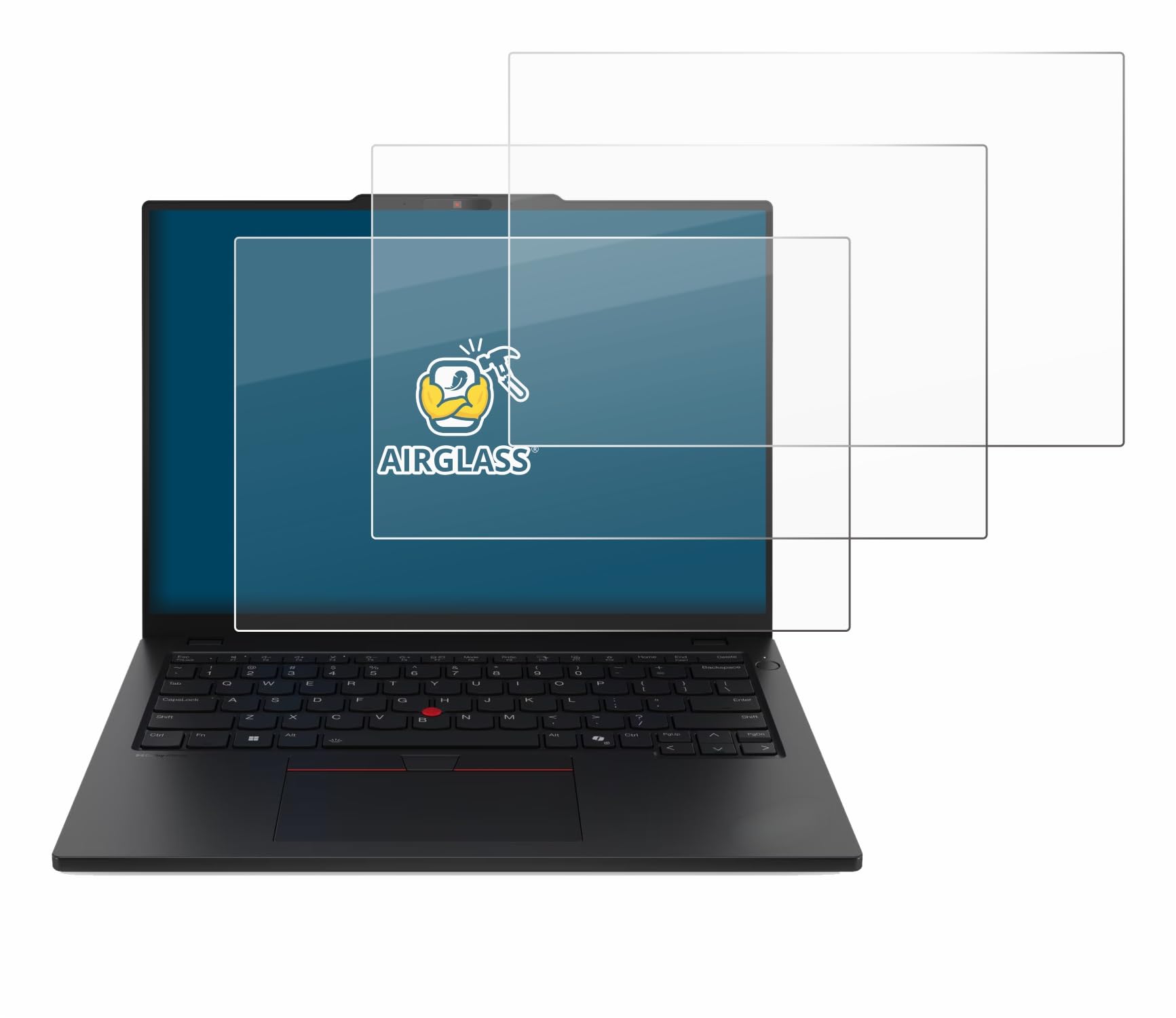 BROTECT Protector Pantalla Cristal para Lenovo ThinkPad L13 Gen 7 Protector Vidrio (3 Unidades) - [Dureza 9H, Anti-Arañazos]