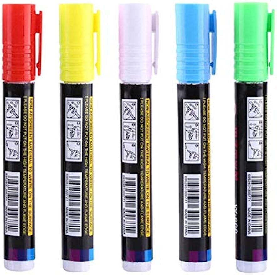 5 Pcs Marker Pens, Queen Bee Marking Pen Waterproof Paint Pens, Quick-Drying Maker Pen Tool Beekeeper Maker, 13.5cm