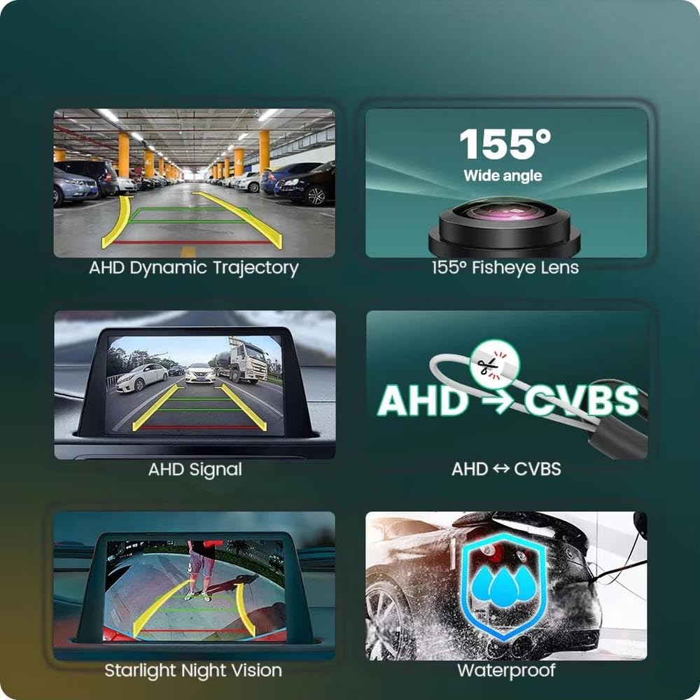 Cámara De Visión Trasera Universal para Coche