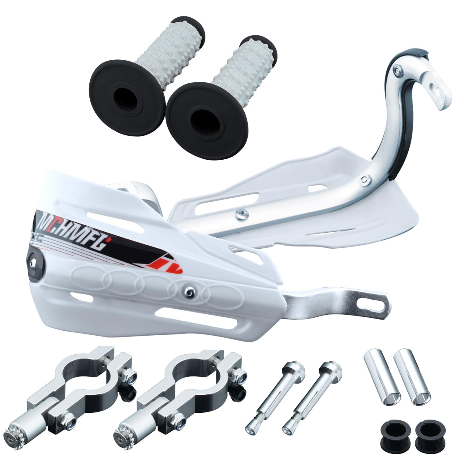 MCHMFG Universal Dirt Bike Handguard - Motorcycle Hand Guard for ATV Quard - Pit Bike Motorcross Racing Kit