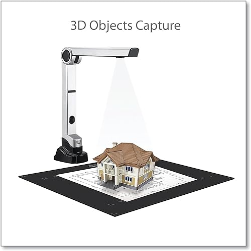 Miniatura 7 de Adesso Cybertrack 510 Escáner de cámara de documentos A4 de enfoque fijo de 5 megapíxeles con función OCR