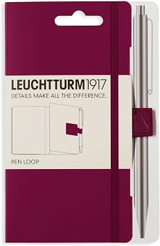 LEUCHTTURM1917 Self Adhesive Pen Loop Elastic Pen Holder Port Red
