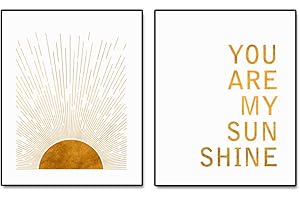 Sun Rise Art, You Are My Sunshine, Kid Room Wall Decor, Boho...