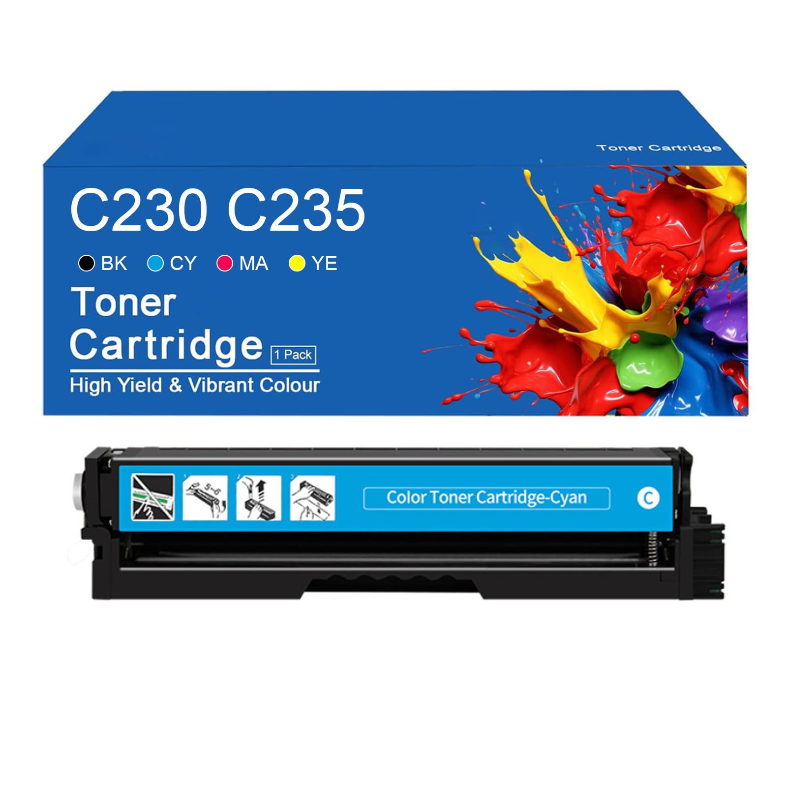 Cartouche C230 C235 compatible 006R04391 haute capacité sans puce
