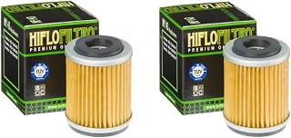 Twin Pack Oil Filter Compatible with Yamaha 230 TTR 2005 2006 2007 2008 2009 2010 2011 2012 2013 2014 2015 2016 2017 2018 2019 2020