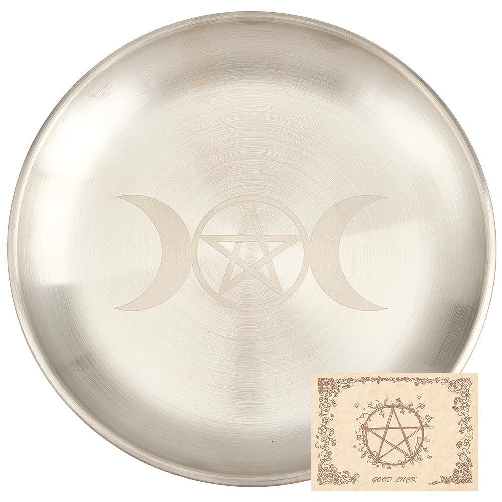 Bandeja redonda para oración y meditación en tu rincón zen en casa