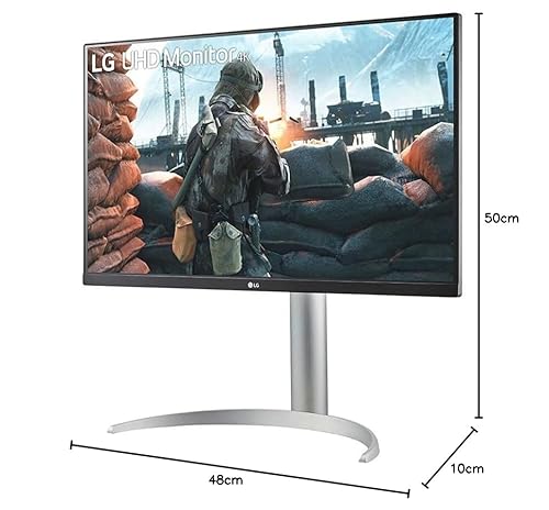 27UP650 Monitor 27" UltraHD 4K LED IPS HDR 400, 3840x2160, 5ms, AMD FreeSync 60Hz, HDMI 2.0 (HDCP 2.2), Display Port 1.4, AUX, Stand Pivot, Flicker Safe, Bianco - Monitor - Immagine 8