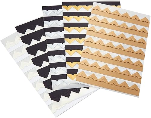 Miniatura 9 de Semikolon - 252 esquinas autoadhesivas sin ácido para álbumes y álbumes de recortes, color plateado