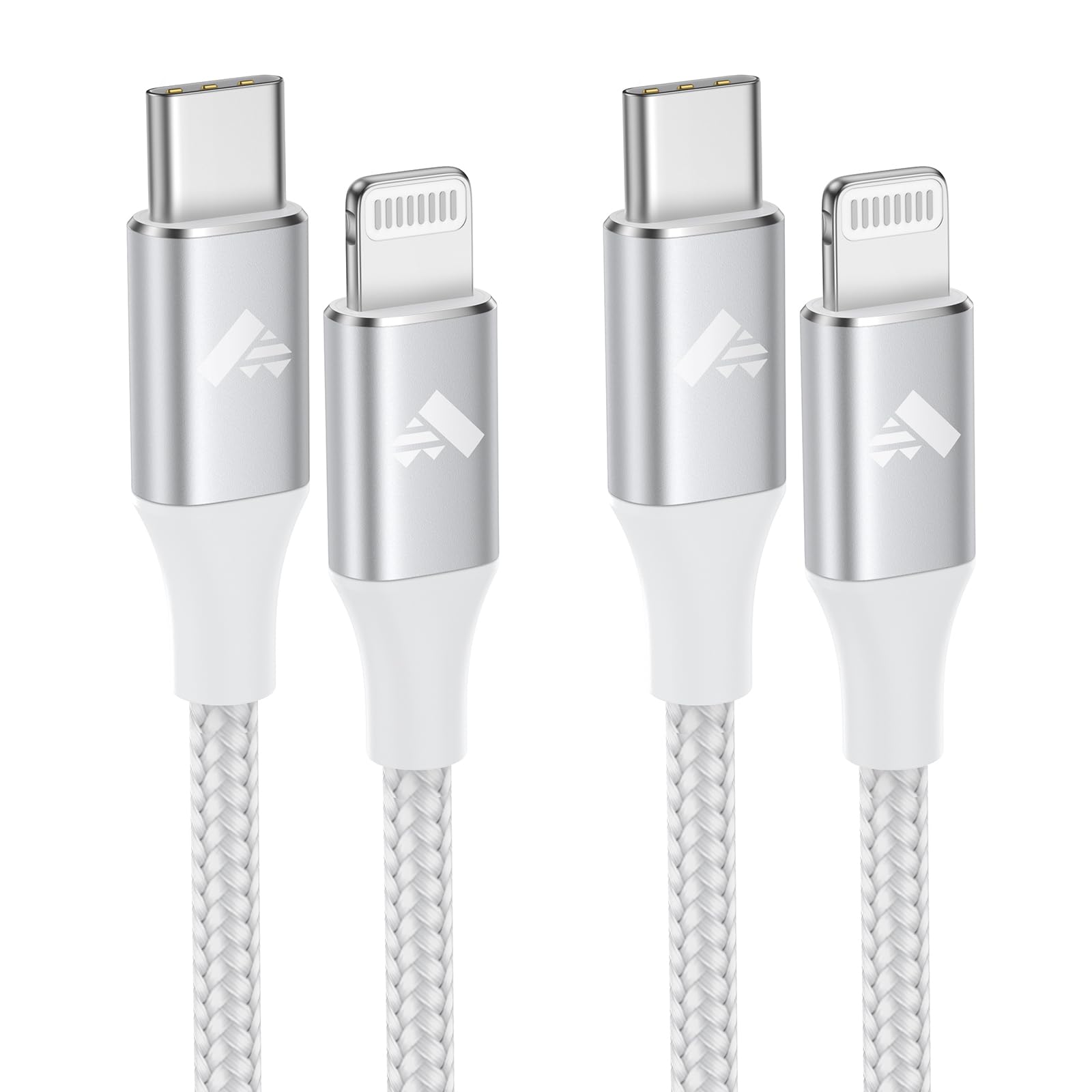 USB C Lightning Kabel [2Pack 2M+1M] iPhone Ladekabel MFi Zertifiziert Power Delivery iPhone Ladekabel Schnellladekabel Nylon USB C auf Lightning Kabel für iPhone14 Pro Max/13/12 mini/11/X/XS/XR/8/SE