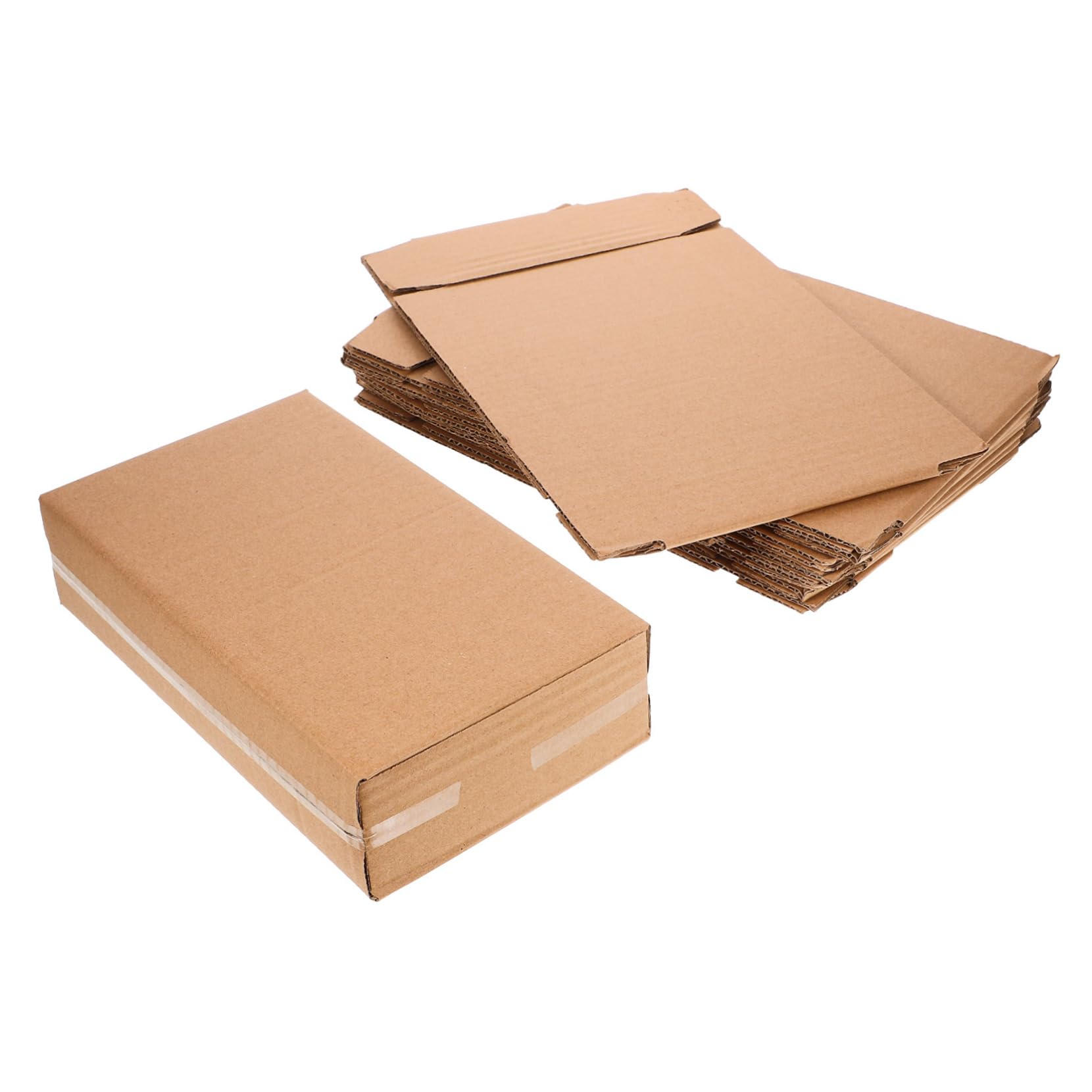 Gadpiparty Cajas De Cartón Plegables Envío Cajas De Embalaje Portátiles Mudanzas Y Almacenaje Resistente 10 Piezas X 4