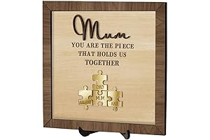 Personalized Mom Puzzle Sign Custom You are The Piece That Holds Us...
