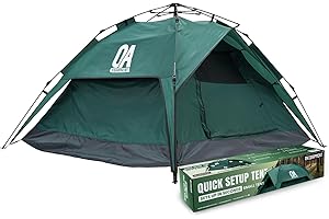 Pop-Up Tent for Camping - Quick 2/3 Person Tent with Double Wall Waterproof
