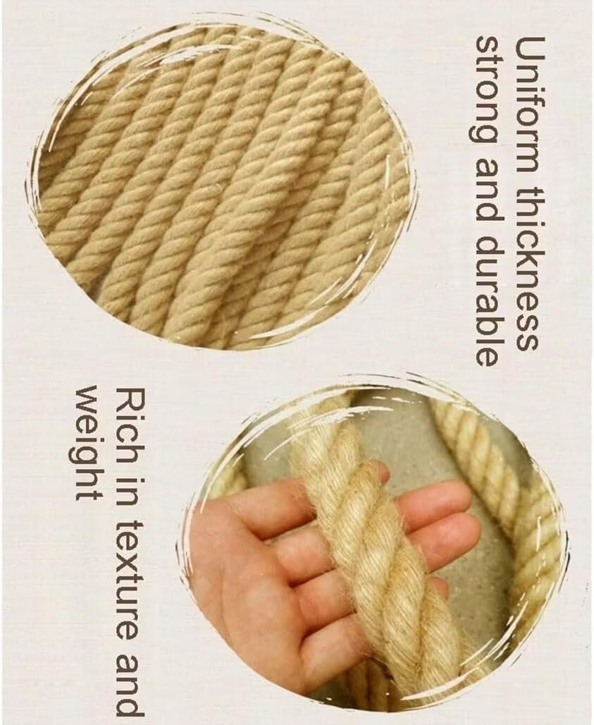 Rete di sicurezza per bambini per salire balcone e scale, rete protettiva per parco giochi, giardino, recinzione e uso interno/esterno, rete in corda di canapa per la sicurezza dei bambini