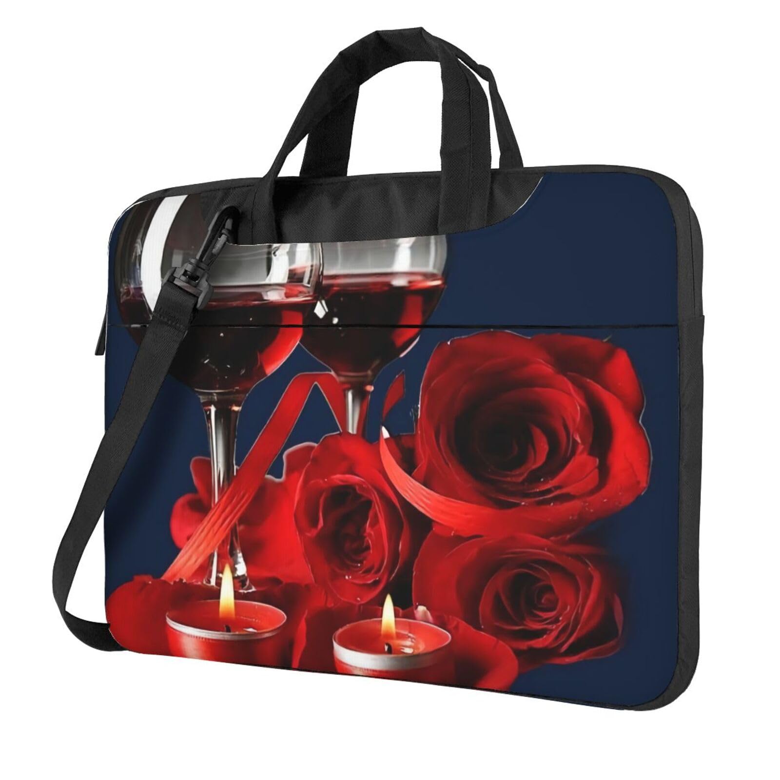 Sac ordinateur doublure antistatique et imprimé rose vin - 8