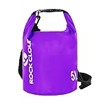 ROCK CLOUD Dry Bag Waterproof 5L Dry Sack for Kayaking Rafting Boating Beach Surfing Swimming Canoe Camping Hiking Fishing Ski