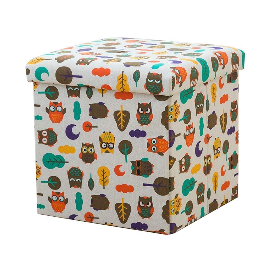 Repose-pieds pliant hibou : le coffre de rangement gain de place