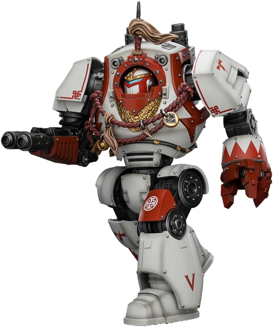 JOYTOY Warhammer 40,000 The Horus Heresy 1/18 Action Figure White Scars Contemptor Dreadnought with Melta Cannon and Gravis Power fist Collection Model Birthday Gifts Pre-Order