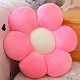 lannery Flower Plush Throw Pillows, Flower Floor Pillow Seating Cushion Toy for Reading, Room, Watching TV (11.8