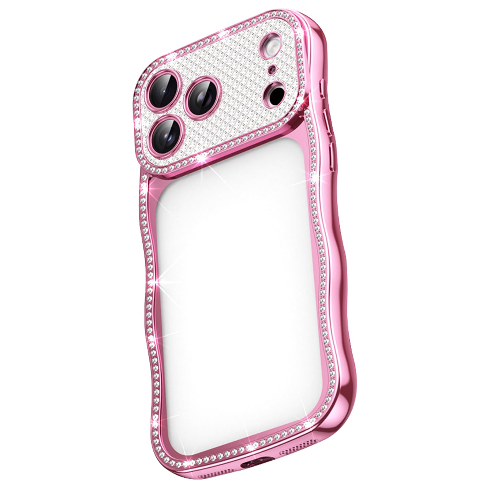 Coque iPhone 17 Pro Max protection complète caméra antichoc rose